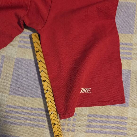 Rare Vintage 90s Jordan Flight Bike Shorts Red Compression Cycling Basketball - Picture 8 of 9